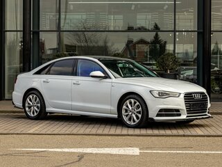2018 Audi A6 IV (C7) Рестайлинг, белый, 1895000 рублей, вид 3