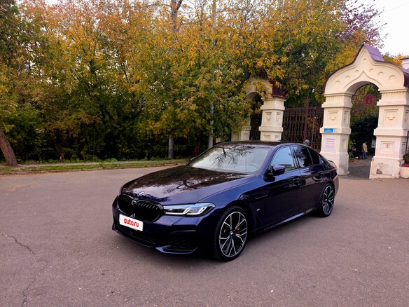 2021 BMW 5 серии 540d xDrive VII (G30/G31/G38) Рестайлинг, синий, 6500000 рублей