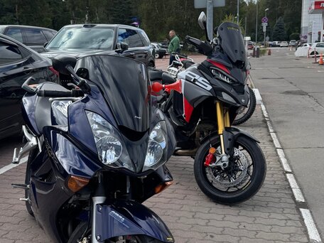 2002 Honda VFR 800, синий, 650000 рублей, вид 3