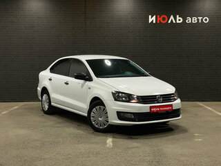 2016 Volkswagen Polo V Рестайлинг, белый, 1140000 рублей, вид 3