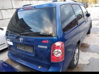 2004 Mazda MPV II (LW) Рестайлинг, синий, 580000 рублей, вид 4
