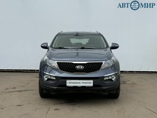 2014 Kia Sportage III Рестайлинг, синий, 1580000 рублей, вид 2
