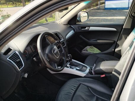 2009 Audi Q5 I (8R), серый, 1200000 рублей, вид 4