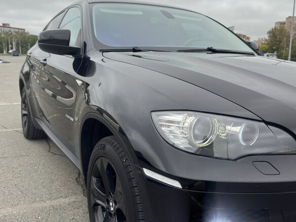 2009 BMW X6 35i 6-speed I (E71), чёрный, 1850000 рублей - вид 6