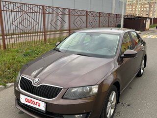 2014 Skoda Octavia III (A7), коричневый, 1370000 рублей, вид 2