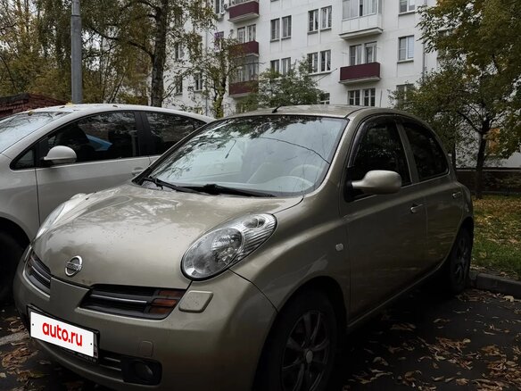 2005 Nissan Micra III (K12), бежевый, 450000 рублей