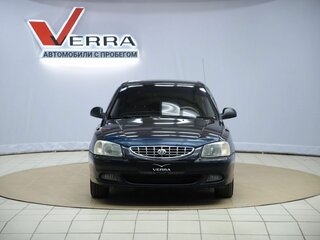 2007 Hyundai Accent ТагАЗ II, чёрный, 310000 рублей, вид 2