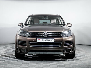 2012 Volkswagen Touareg II, коричневый, 1950000 рублей, вид 2