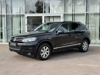 2012 Volkswagen Touareg II, чёрный, 2049000 рублей, вид 1