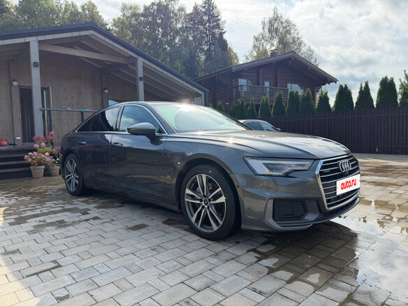 2021 Audi A6 45 TFSI V (C8), серый, 4150000 рублей - вид 2