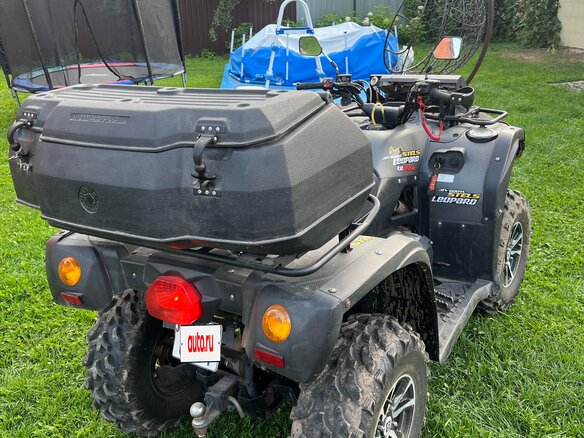 2021 Stels ATV-600YL Леопард, чёрный, 550000 рублей - вид 2