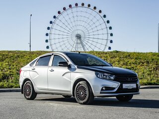 2021 Lada (ВАЗ) Vesta I, серебристый, 1150000 рублей, вид 5