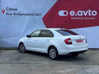 2018 Skoda Rapid I Рестайлинг, белый, 890000 рублей, вид 4