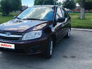 2017 Lada (ВАЗ) Granta I, пурпурный, 445000 рублей, вид 2