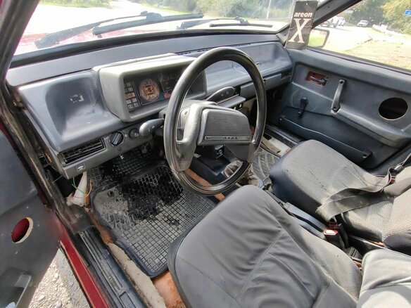 1993 Lada (ВАЗ) 2109 21096, пурпурный - вид 7