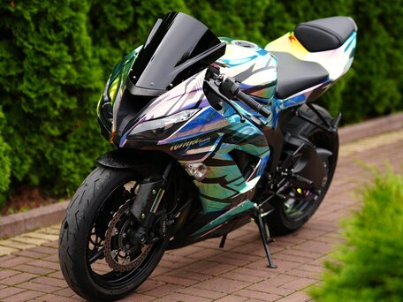 2016 Kawasaki ZX-6R Ninja, чёрный, 1050000 рублей, вид 1