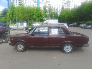 2005 Lada (ВАЗ) 2107, пурпурный, 250000 рублей, вид 3