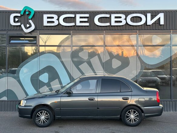 2008 Hyundai Accent ТагАЗ II, серый, 475000 рублей - вид 8