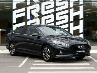 2017 Hyundai Sonata VII (LF) Рестайлинг, синий, 1769000 рублей, вид 1
