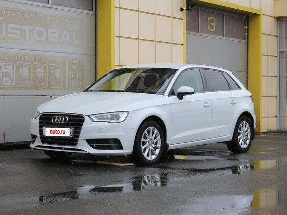 2014 Audi A3 III (8V), белый, 1095000 рублей - вид 1