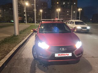 2016 Lada (ВАЗ) Vesta I, красный, 620000 рублей, вид 4