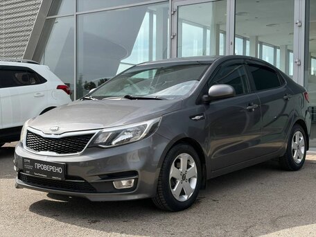 2016 Kia Rio III Рестайлинг, серый, 1060000 рублей, вид 1