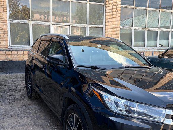 2017 Toyota Highlander III (XU50) Рестайлинг, чёрный, 2550000 рублей - вид 5