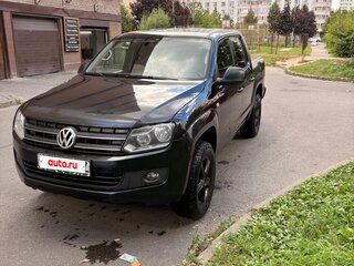 2012 Volkswagen Amarok Double Cab full-time I, чёрный, 1900000 рублей, вид 2