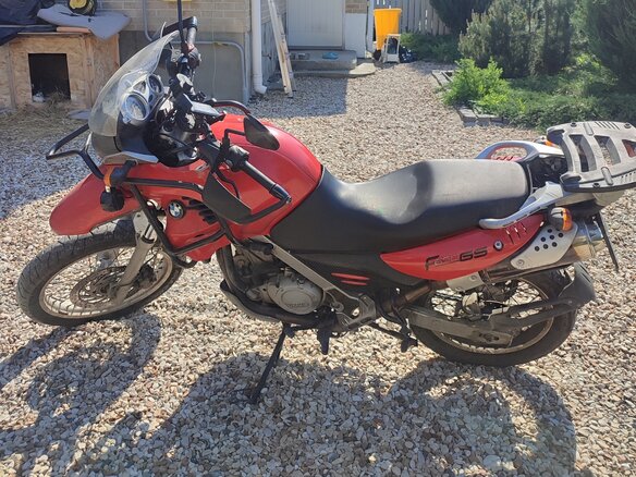 2000 BMW F 650 GS, красный, 360000 рублей - вид 10