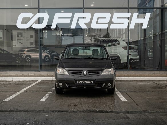 2009 Renault Logan I, чёрный - вид 2