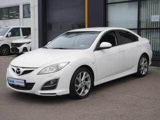 2011 Mazda 6 II (GH) Рестайлинг, белый, 940000 рублей, вид 1