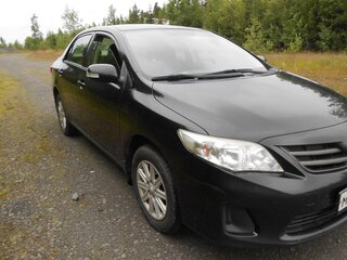 2012 Toyota Corolla X (E140, E150) Рестайлинг, чёрный, 1280000 рублей, вид 5