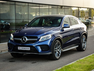 2018 Mercedes-Benz GLE Coupe 350 d I (C292), синий, 4077000 рублей, вид 3