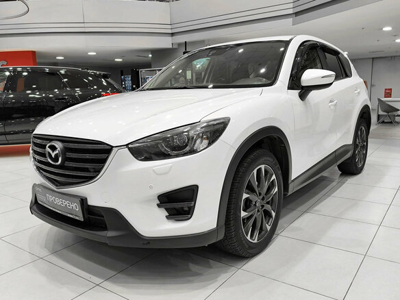 2015 Mazda CX-5 I Рестайлинг, белый, 2300000 рублей
