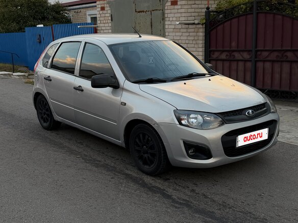 2013 Lada (ВАЗ) Kalina II, серебристый, 300000 рублей - вид 1
