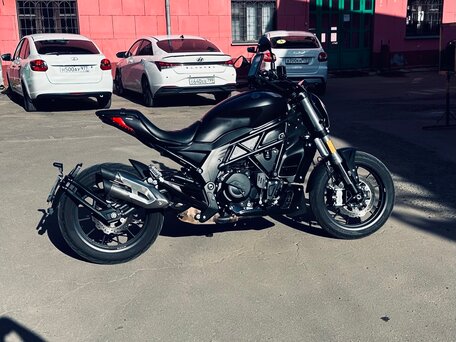 2024 Benelli 502 C, чёрный, 470000 рублей, вид 5