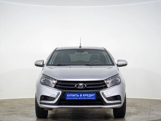 2018 Lada (ВАЗ) Vesta I, серебристый, 949000 рублей, вид 2