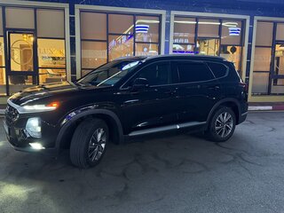 2019 Hyundai Santa Fe IV, чёрный, 3300000 рублей, вид 3