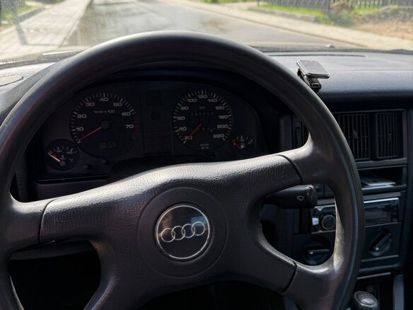 1992 Audi 80 V (B4), чёрный, 350000 рублей - вид 7