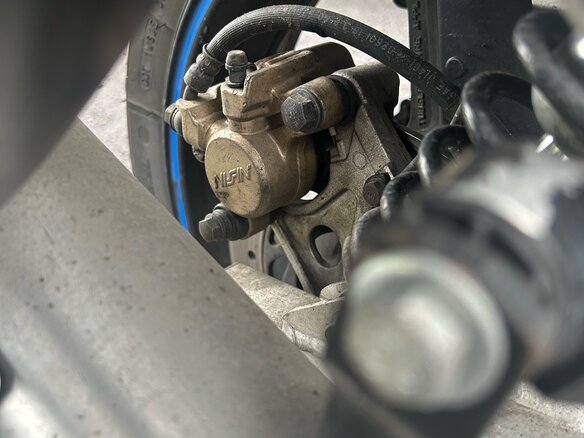 1998 Honda CB 400 Super Four, синий, 280000 рублей - вид 9