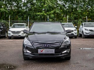 2015 Hyundai Solaris I Рестайлинг, чёрный, 999000 рублей, вид 3