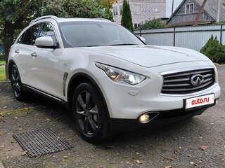 2012 Infiniti FX30d II (S51) Рестайлинг, белый, 1500000 рублей, вид 2