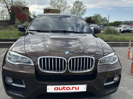 2012 BMW X6 40d I (E71) Рестайлинг, коричневый, 2200000 рублей, вид 2
