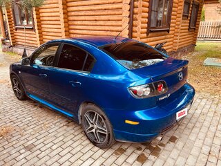 2008 Mazda 3 4-speed I (BK) Рестайлинг, синий, 330000 рублей, вид 4