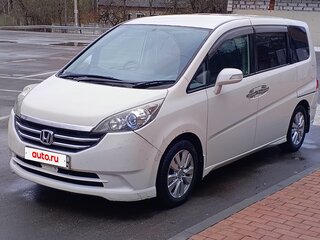 2009 Honda Stepwgn Spada III, белый, 1200000 рублей, вид 1