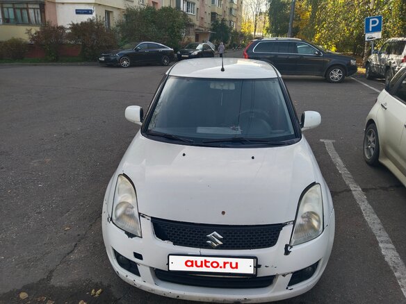 2009 Suzuki Swift III, белый, 330000 рублей - вид 1