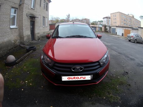 2022 Lada (ВАЗ) Granta I Рестайлинг, красный, 750000 рублей, вид 1