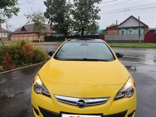 2013 Opel Astra GTC J Рестайлинг, жёлтый, 710000 рублей, вид 1