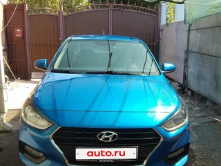 2018 Hyundai Solaris II, синий, 1300000 рублей, вид 1