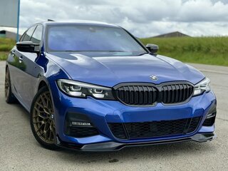 2021 BMW 3 серии 318d VII (G2x), синий, 3300000 рублей, вид 3